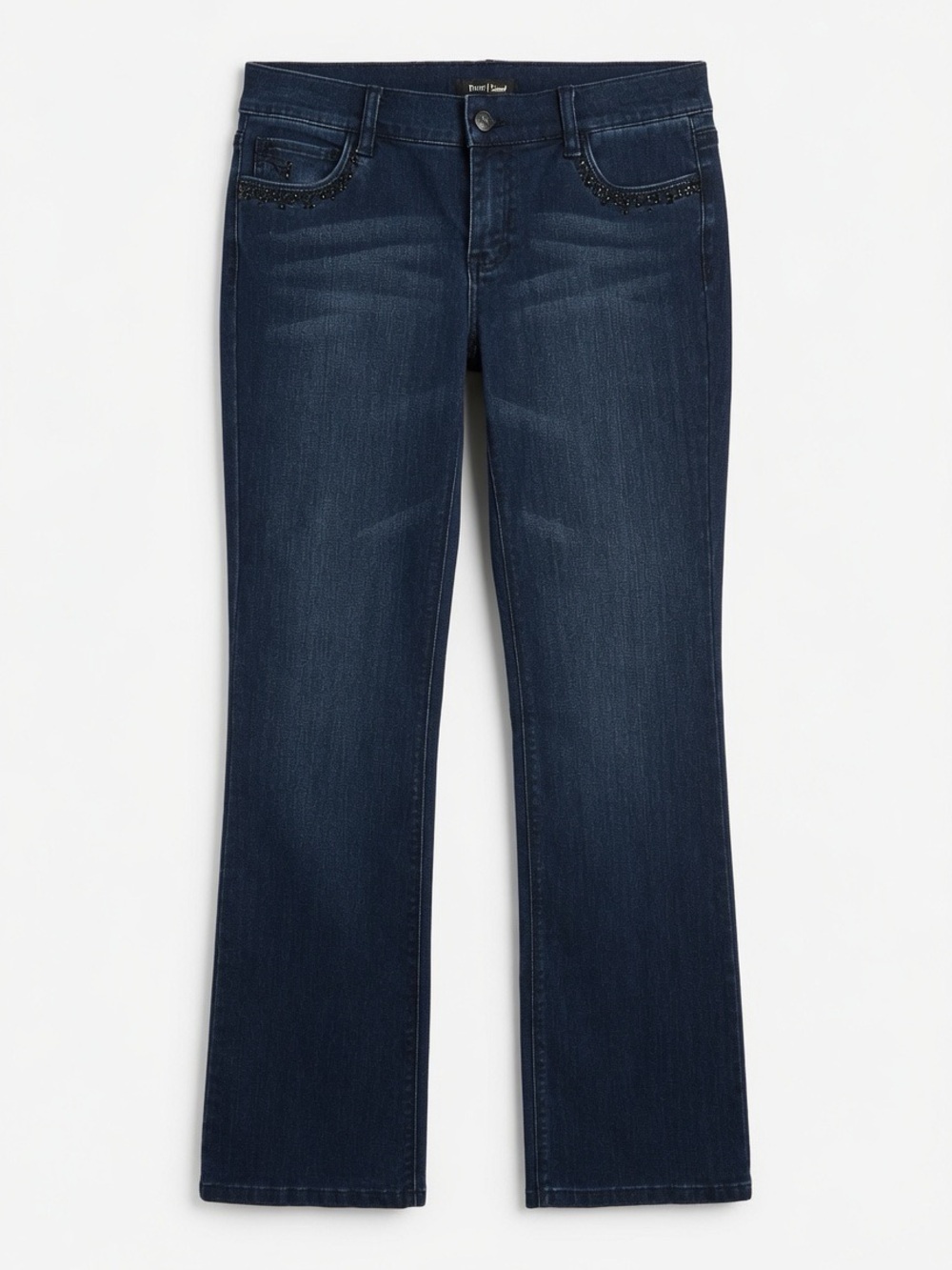 ✨ White House Black Market Noir Rhinestone Bootcut Jeans